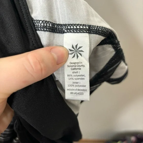Athleta Ready Set run shorts small